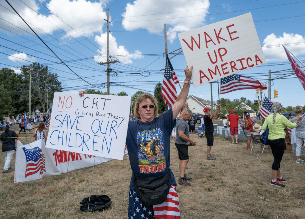 Trump's Agenda47 plans to only certify teachers who "embrace patriotic values."